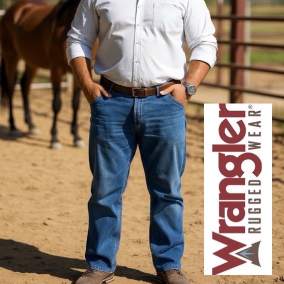 WRANGLER JEANS - 32" waist - 25” long - Picture 1 of 13